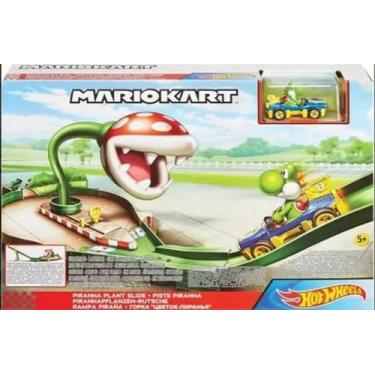 Imagem de Hot Wheels Pista Mario Kart Escorregador Da Planta Piranha - Mattel