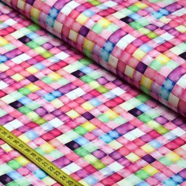 Imagem de Tecido Estampado Para Patchwork - Magic : Xadrez (0,50x1,50) - Fabrica