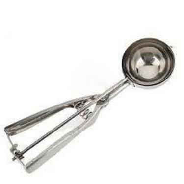 Imagem de Colher pegador de sorvete em inox com extrator ejetor de bolas profiss