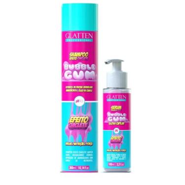 Imagem de Glatten Bubble Gum Shampoo e Sérum