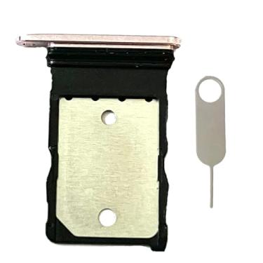 Imagem de Substituição do suporte da bandeja do cartão SIM único + pino ejetor de cartão para Google Pixel 9 Pro XL (roxo)