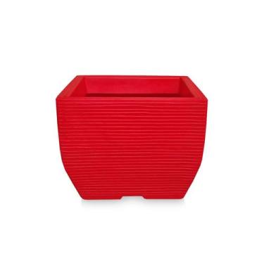Imagem de Vaso De Planta Quadrado Decorativo Polietileno 30X40 Ferrari - Foster 