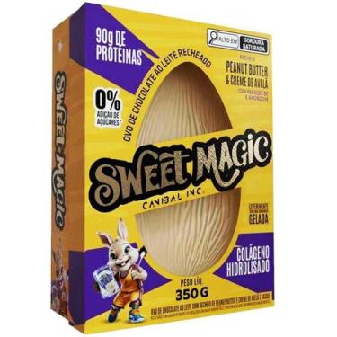 Imagem de Ovo De Páscoa Sweet Magic 350G Chocolate Branco Recheado - Canibal Inc