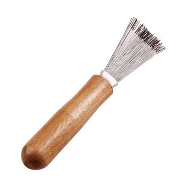 Imagem de predolo Escova de cabelo pente limpador removedor de poeira de cabelo multiuso resistente ao desgaste ferramenta de limpeza de escova de ancinho de arame de