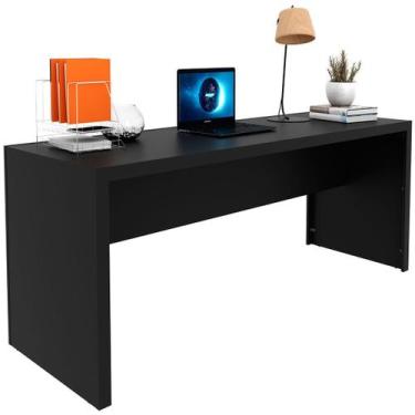 Imagem de Mesa para Escritório Escrivaninha 180 cm - Tecnomobili, Preto