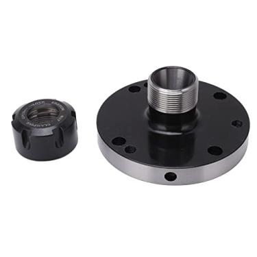 Imagem de Pinça de aço carbono 100 mm de diâmetro, peça de torno de mandril, fresadora CNC ER25, fixação segura para hobbyists metalurgia