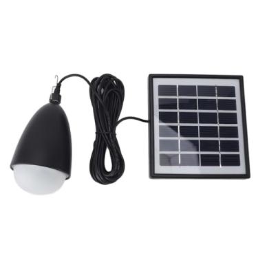 Imagem de Lâmpada solar Ao ar livre recarregável LED Solar Energy Lamp Portátil impermeável Camping Tent Caminhadas Chicken Coop Luz de emergência Plástico ABS 600lm Brilho 437g