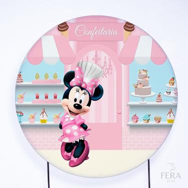Imagem de Painel Decorativo para Festa 1,80x1,80 metros Vesti Fácil com Elástico Minnie - Fera Print