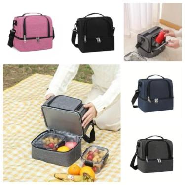 Imagem de Bolsa Termica Expansível De Grande Capacidade Para Piquenique Adequado Para Viagens Ao Ar Livre Na Praia ychen(792Aleatorio)