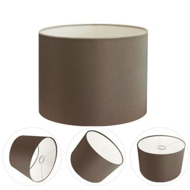 Imagem de Cúpula Abajur Cilíndrica Cp-7016 Ø35x30cm Caqui