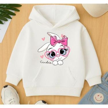 Imagem de Moletom Canguru Infantil Feminino Coelha Cutie Menina Garota Mocinha L