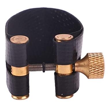 Imagem de Drfeify Substituição de Ligatura Sax Fina Black - Parafuso Ajustável Para Melhor Tom - Para Players Sax Tamanho: 3,2 X 2,6 X 3cm (Tenor)