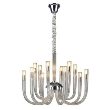 Imagem de Lustre Candelabro 12 Braços Moderno Cristal Legítimo K9 - DUBAI