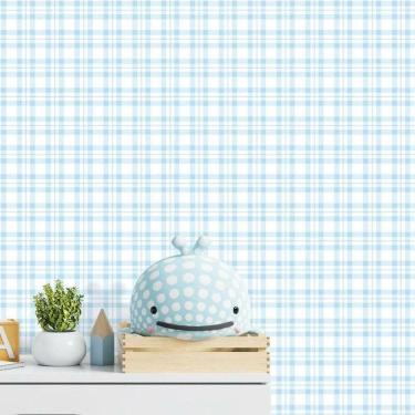 Imagem de Papel De Parede Xadrez - G78395 Azul Tiny Tots 2 - G78395