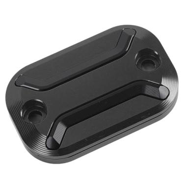 Imagem de lyrlody Motocicleta Tampa Bomba de óleo Freio de Freio Reservatório Tampa de Alumínio Substituição de Liga de Alumínio para PG-1 2023 Com Design Elegante de Instalação Fácil (Preto)