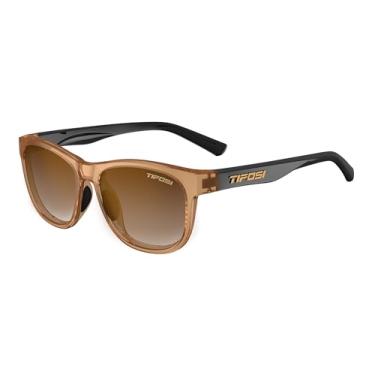 Imagem de (Crystal Brown/Onyx, Brown Gradient) - Tifosi Swank Sunglasses