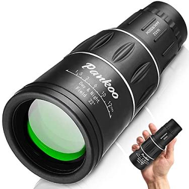 Imagem de Telescópio monocular 16X52 de alta potência para adultos, monóculos compactos Power Prism 2023 para adultos, mira monocular HD para presentes, atividades ao ar livre, observação de pássaros,