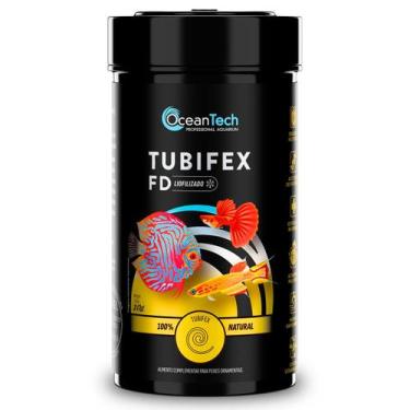 Imagem de Ração Tubifex FD Liofilizada 10g Ocean Tech para Peixes Ornamentais
