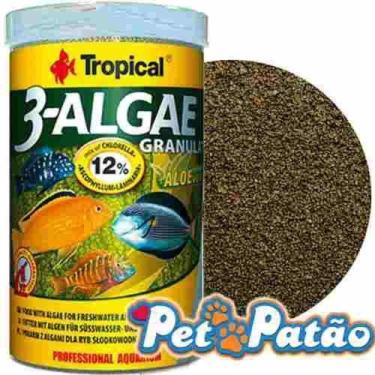 Imagem de Tropical 3-algae granulat 110g ração p/ peixes herbivoros
