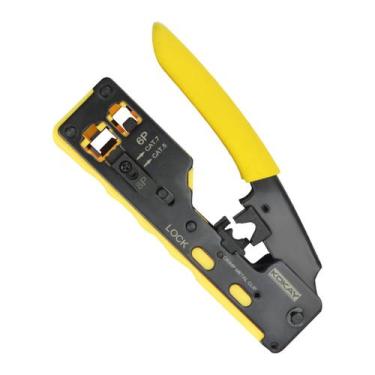 Imagem de Alicate Crimpar Profissional Cat7 Cat5 Cat6 Rj45 Rj12 Rj11 - KOKAY, SC