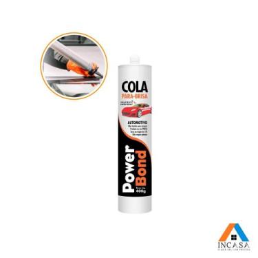 Imagem de Kit 10 Cola Selante Power Bond Parabrisas Vidros Automotivos 400g Pu55
