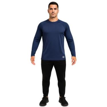 Imagem de Camisa Térmica Masculina DryFit Anti Suor Proteção UV50 - Volk Origina