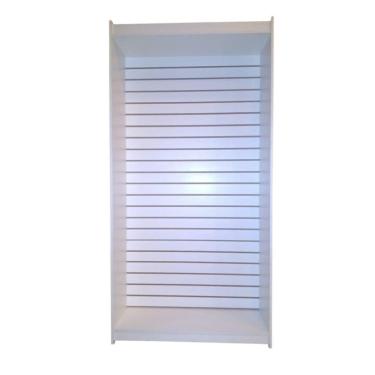 Imagem de Estante Canaletada 100% Mdf Branco - Suprema Móveis