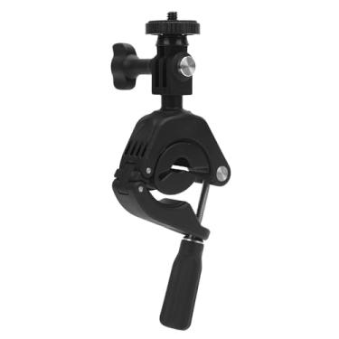 Imagem de Heayzoki Montagem Câmera de Bicicleta para o Bolso 3, CNC Aluminum Loy Motorcycle Camera Adaptador de Grampos Com Rosca de 1/4 de Polegada, 360 ° Ajustável, Anti -deslizamento e Prova de