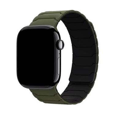Imagem de Pulseira Silicone Magnética Cyber Compatível com Apple Watch - Baú do 