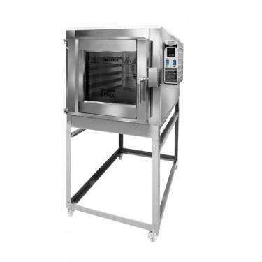 Imagem de Forno Turbo Elétrico Industrial Metvisa 5 Esteiras Interno e Externo e