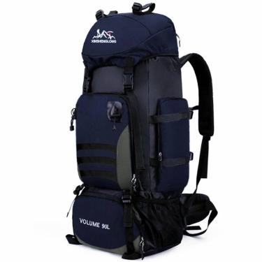 Imagem de Mochila Camping Trilha Viagem Cargueira Caminhada Grande 90l-Masculino