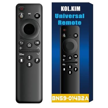 Imagem de BN59-01432A Controle remoto universal Smart TV operado por bateria compatível com controle remoto Samsung TV SEM célula solar Neo QLED 8K The Frame Crystal UHD CU8000 DU8000 M70B Q60C Q60D QN90C LS03C