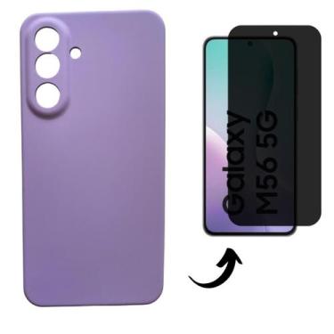 Imagem de Capa + Pel 3D Privativo Compatível Com Samsung Galaxy M56 5G - Db