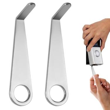 Imagem de loghohu 2 peças de ferramenta de substituição de chave de campainha, ferramenta de remoção de chave de campainha, ferramenta de chave de remoção compatível com a nova campainha de bateria de R/ing