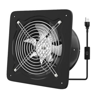 Imagem de FanGoFast Exaustor de 20 cm, exaustor de cozinha para parede, exaustor de janela potável, ventilador de banheiro montado na parede de 576 CFM com válvula de retenção para cozinha, oficina, porão