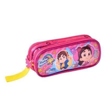 Imagem de Estojo Duplo Maria Clara e JP Rosa 9x6x21cm - Clio Style