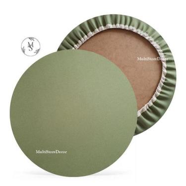 Imagem de KIT 04 Capa de Sousplat Folhas - 35 cm - Várias Cores e Estampas - Sup