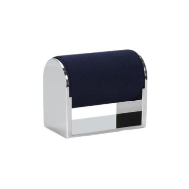 Imagem de Suporte de joias de alta qualidade expositor de joias pulseira relógio prateleira de colocação de joias suporte de exibição rack de armazenamento de joias organizador de joias (azul)