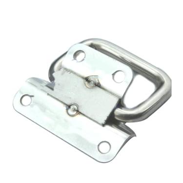 Imagem de Caixa de aço inoxidável espessada de 50 mm com alça de anel, bolsa de ar de madeira, 100 mm