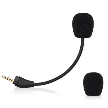Imagem de Microfone de substituição para auriculares HyperX Cloud III, microfone desmontável de 3,5 mm com cancelamento de ruído para PC, Xbox One, PS4, PS5