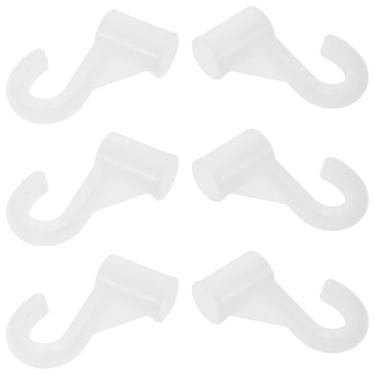 Imagem de STOBAZA 6 peças de suporte de haste elegante para guarda-roupa de quarto, suporte de cabide de roupas fácil de montar, design chique evita flacidez e suporte resistente para roupas