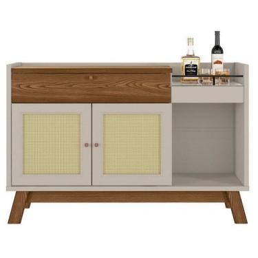 Imagem de Buffet Linea Brasil Piemonte 2 Portas Freijo/Off White, Off White