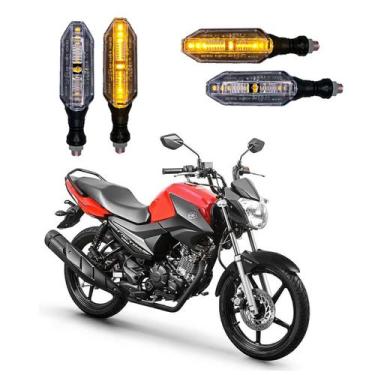 Imagem de KIT 4 Setas Esportivas Pisca de Led Modelo P26 Para Moto FACTOR 150 20