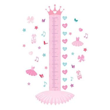 Imagem de Adesivo de Parede Bailarina Régua de Crescimento - Quartinhos