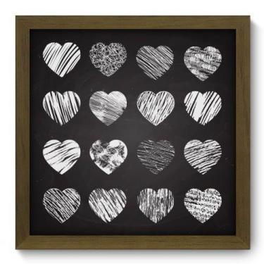 Imagem de Quadro Decorativo - Giz - 33cm x 33cm - 032qdom - Allodi