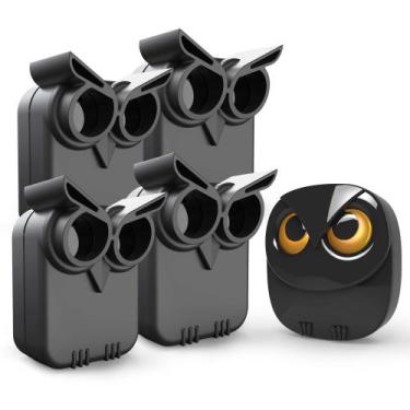 Imagem de Alarme de garagem sem fio HTZSAFE 1/2 Mile Range 1 receptor 4 sensores