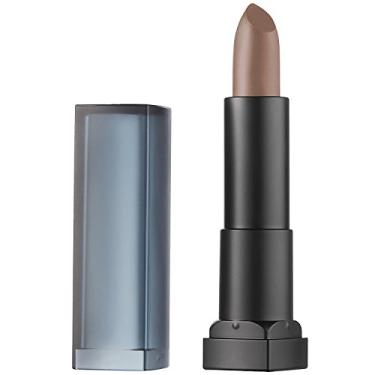 Imagem de Maybelline Batom New York Color Sensational Nude em pó fosco, marrom carnal, 4,3 g (pacote com 1)