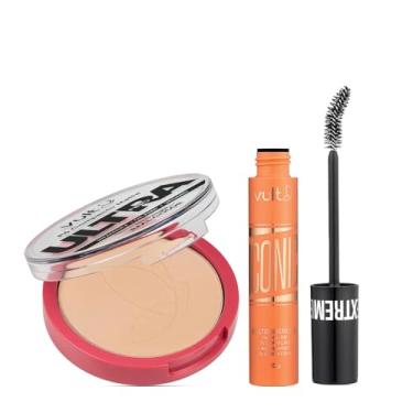 Imagem de Vult Combo Pó Compacto Matte Ultrafino Cor V420 + Máscara de Cílios Extreme Iconic 10g