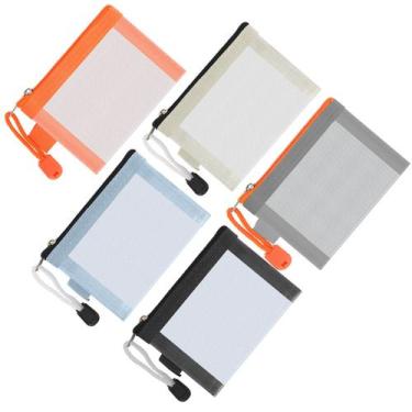 Imagem de Bolsas de malha Classycoo Mini Zipper, pacote com 5, nylon, 11x7,5 cm
