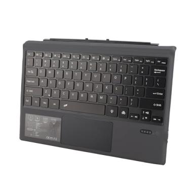Imagem de Generic Teclado do Tablet, Teclado Magnético Estável 450mAh Multi Touchpad para Pro 3 4 5 6 7 para Música (Preto)
